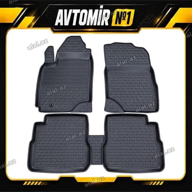 Mitsubishi Outlander 2002-2008 üçün salon rezin ayaqaltı Mitsubishi