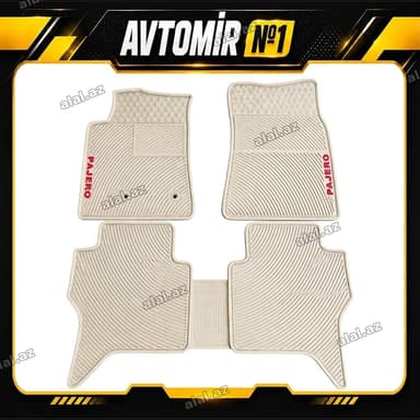 Mitsubishi Pajero 2006-2026 üçün salon rezin ayaqaltı Mitsubishi