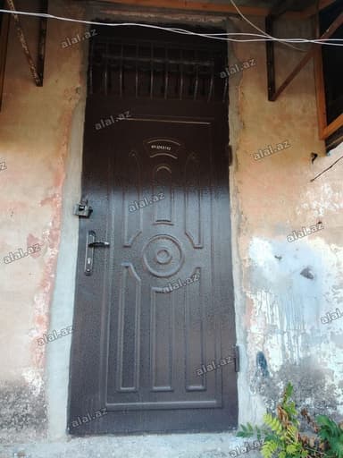 Metall qapı – dəmir, açıq hava şəraitinə uyğun - Material: qalın