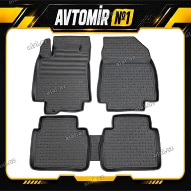 Nissan Tiida 2004-2015 üçün salon rezin ayaqaltı Nissan Tiida