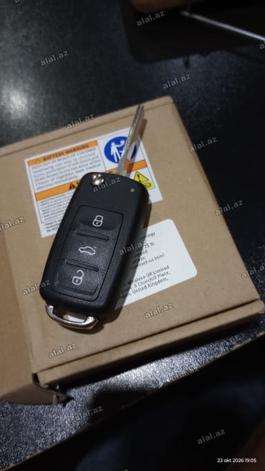 Volkswagen üçün uzaqdan idarə olunan avtomobil açarı (flip açar) -