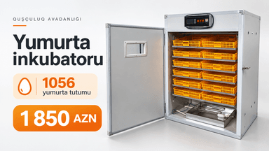 1056 yumurtalıq inkubator