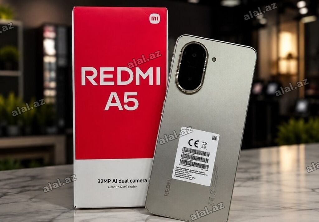 Redmi A5, 128 GB, rəng - Gümüşü, Sensor