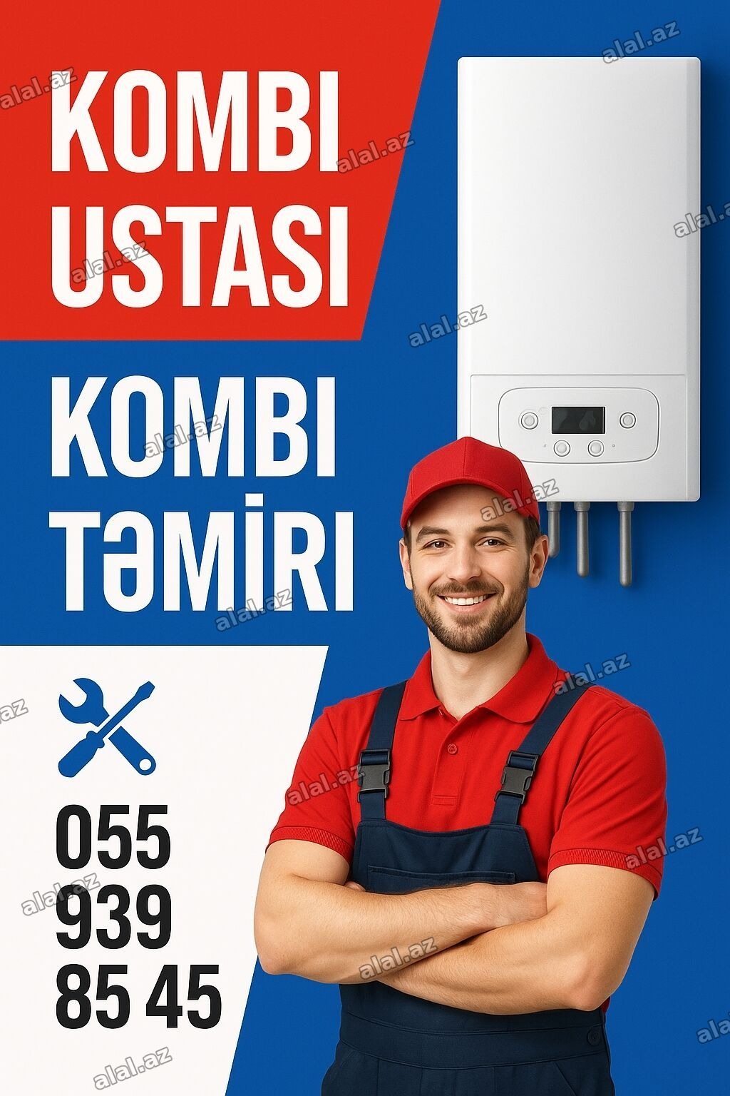 Kombi ustasi.Her növ kombi üçün keyfiyyətli və munasib qiymətə olan