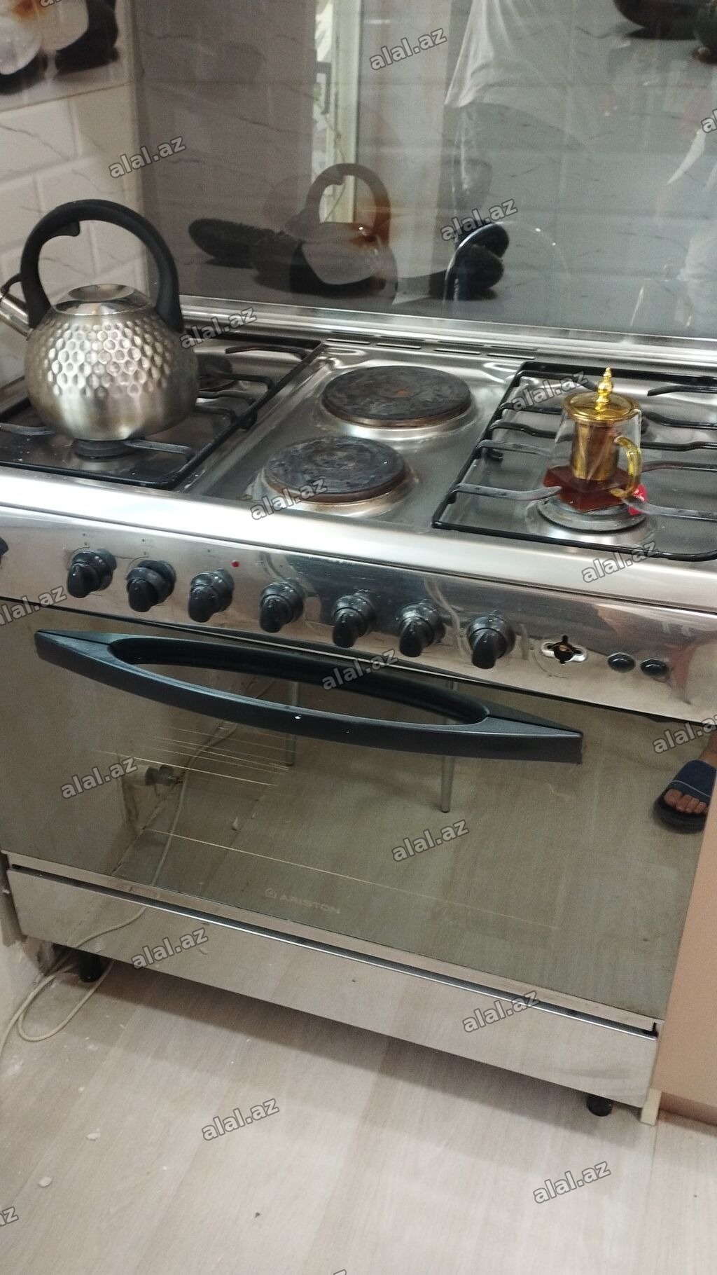 Ariston kombi tip plitə və soba - Tip: kombinə edilmiş plitə (qaz +