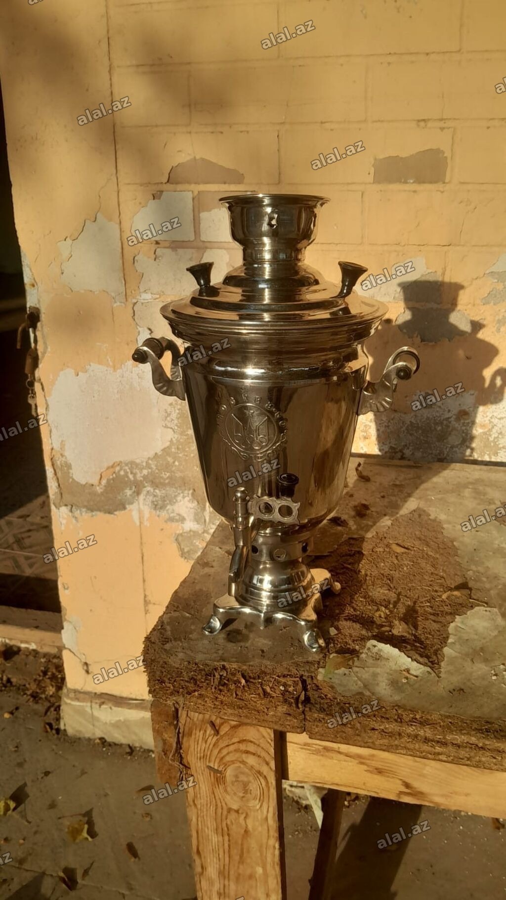 Samavar satılır 130 manata ünvan kürdəxanı 3 litidən cox tutur &