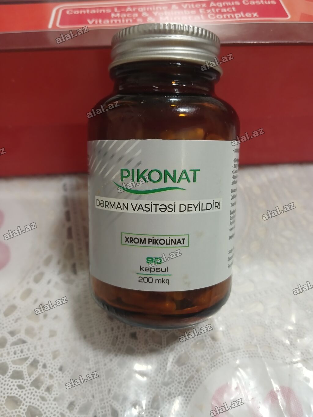 Pikonat – Xrom Pikolinate qida əlavəsi Məhsul haqqında: - Növ