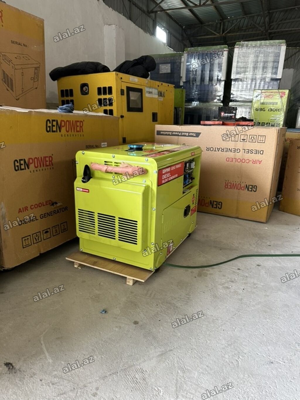 GENPOWER GDG 7000EC – dizel, səssiz generator - Marka/model: Genpower