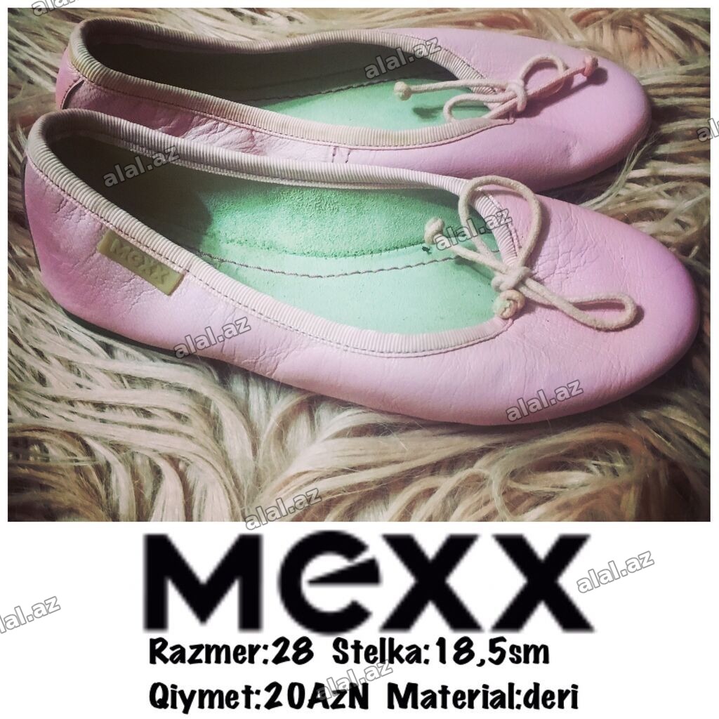 Razmer:28 Stelka:18,5sm Qiymet:20AzN Material:deri Brend:Mexx