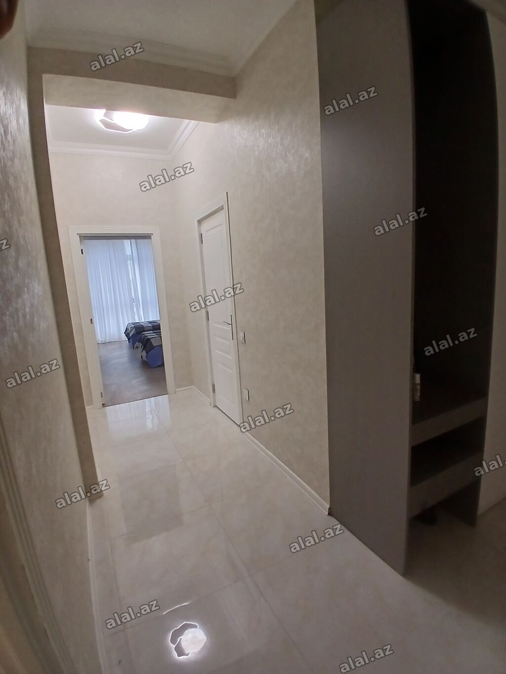 Kirayə mənzil – tam təchizatlı 3 otaqlı - Daxili planlama: geniş
