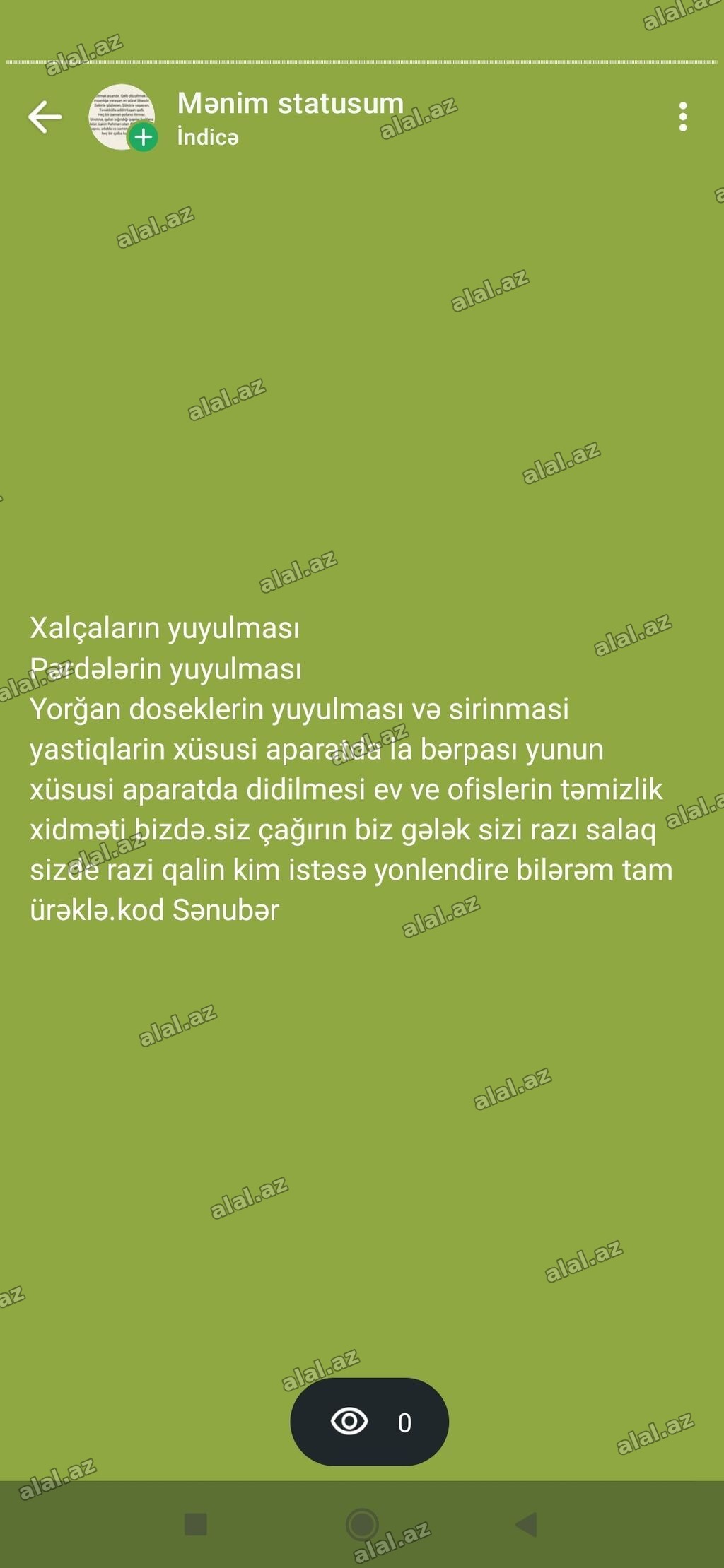 Xalçaların yuyulması