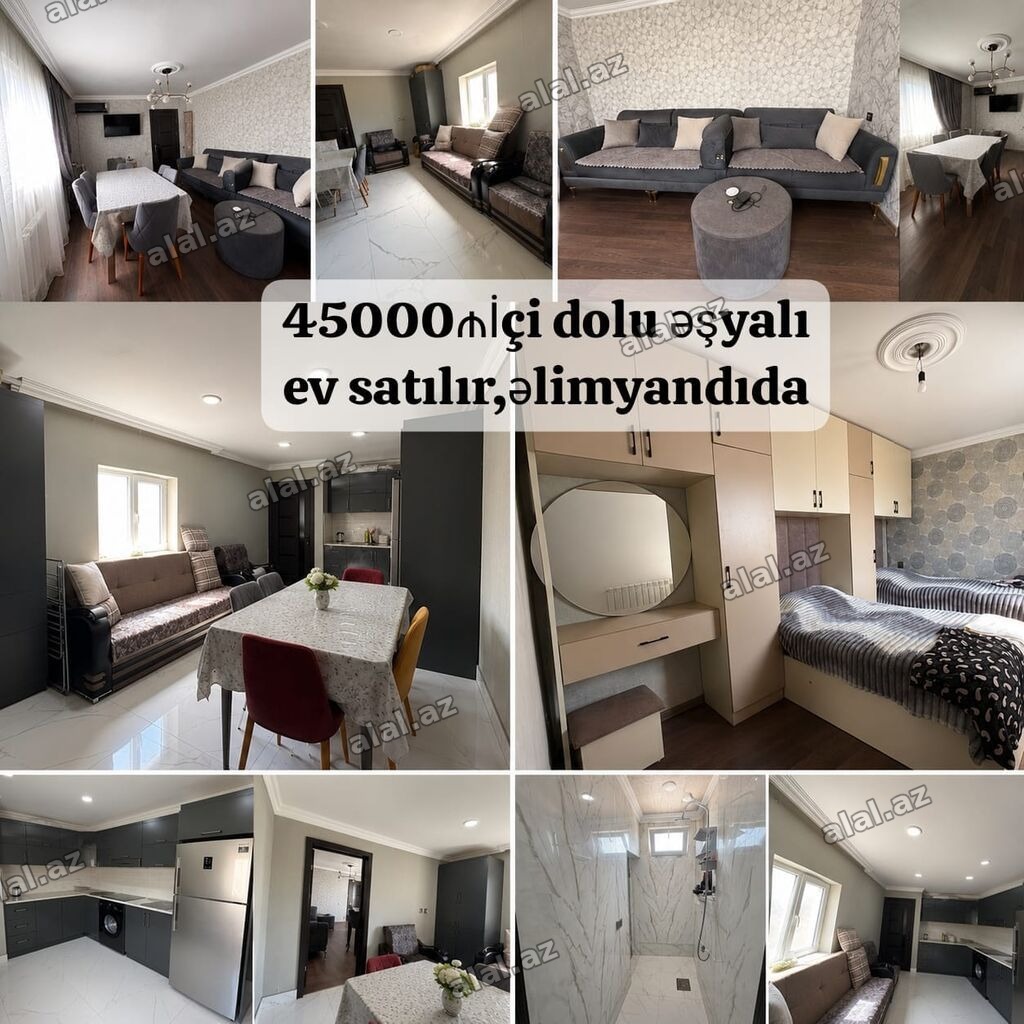 SABUNÇUDA 3 OTAQLI ƏŞYALI EV SATILIR! 💰 Qiymət: 45.000 AZN 📍 Sabunçu –