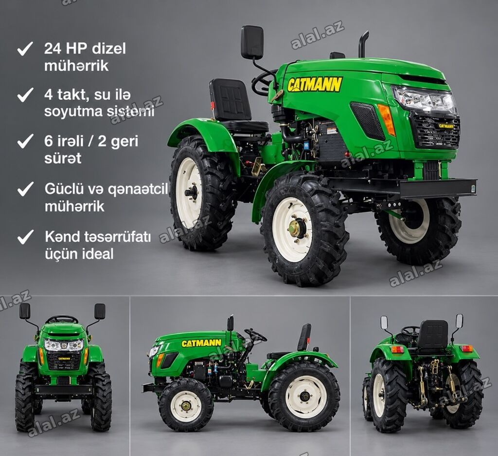 CATMANN mini traktor – kənd təsərrüfatı işləri üçün funksional və