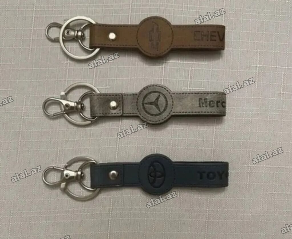 Dəri avtomobil açarlığı brelokları - Material: qalın süni/dəbli dəri
