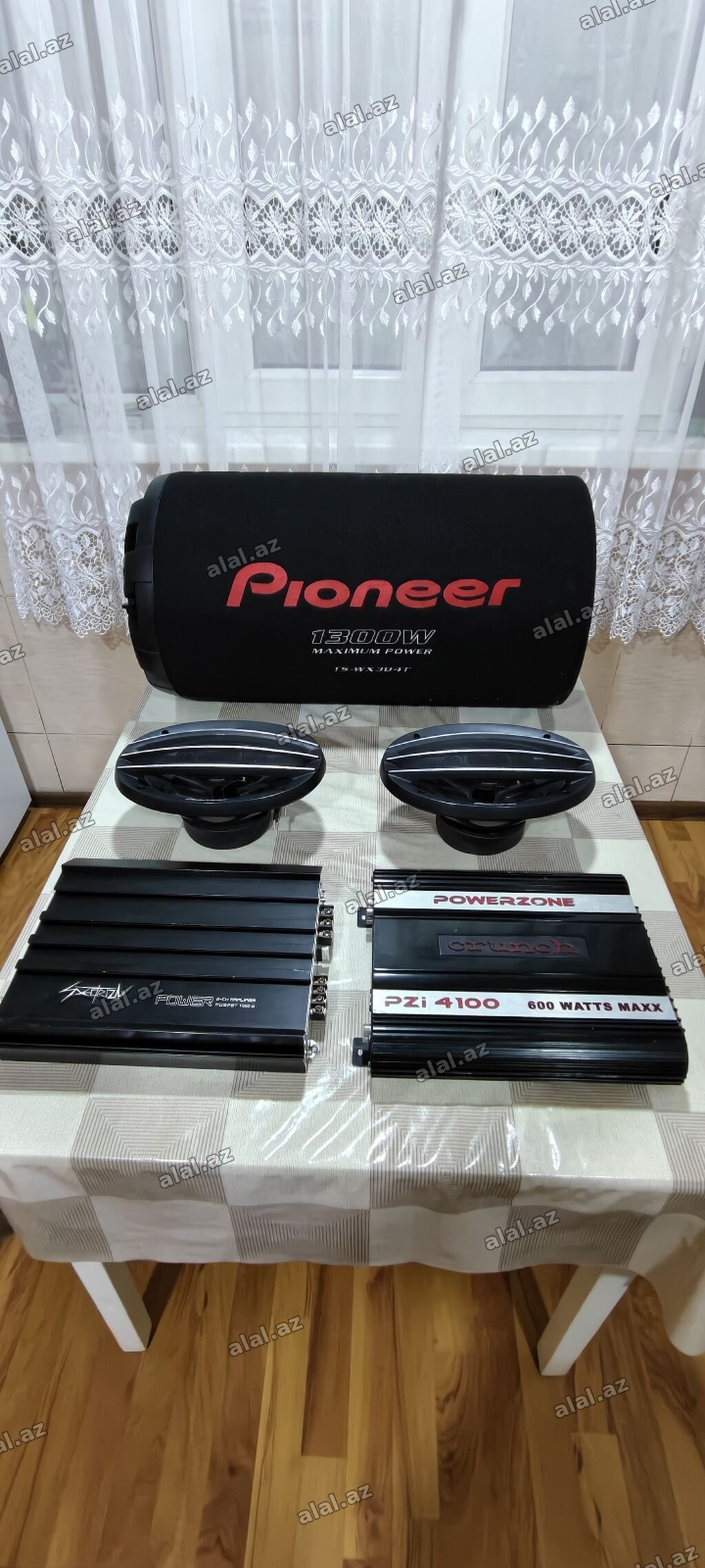 САБВУФЕР НОВЫЙ! КОМПЛЕКТ 390 манат. Avtomobil audio dəsti Komplekt