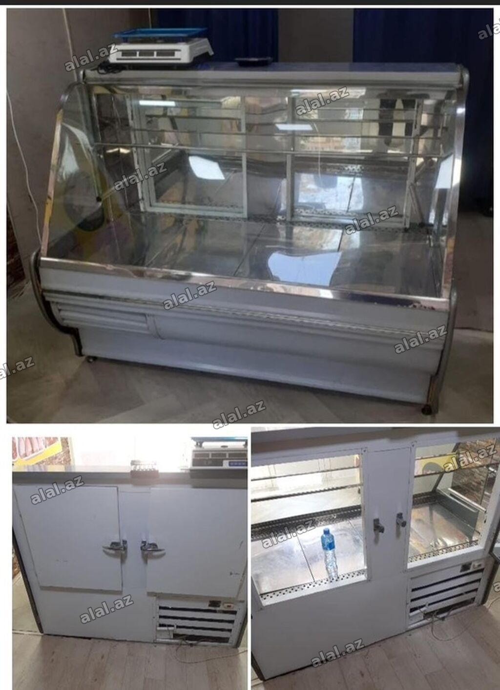 Vitrin soyuducu. 420 azn satılır Uzunu 1.50 eni 80 sm tam işlək