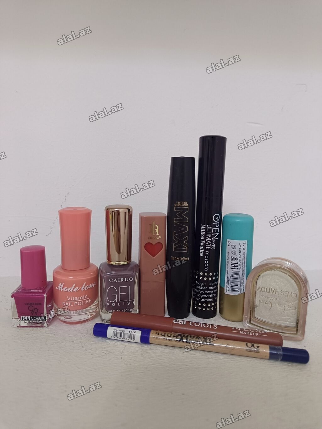Kosmetik dəst, 10 məhsul, İşlənmiş, Pulsuz çatdırılma