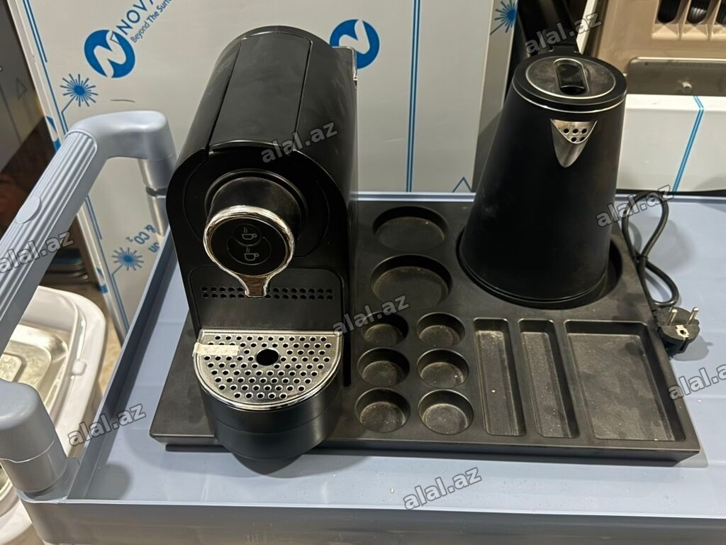 Hotel üçünQara rəngdə, kapsul tipli qəhvə hazırlamaq üçün nəzərdə