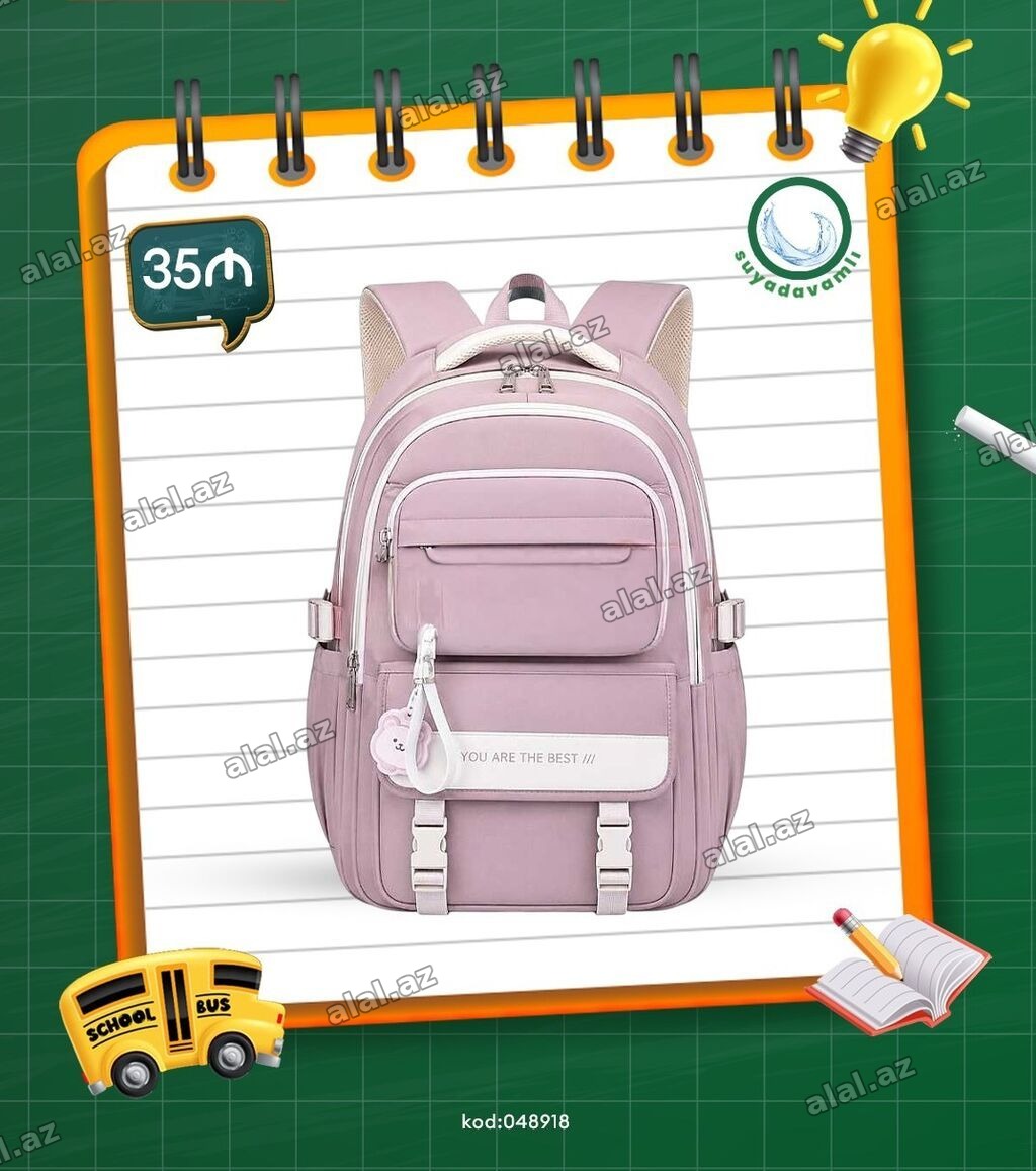 🎒SUYA DAVAMLI MƏKTƏBLİ ÇANTALARI WHATSAPP (051) 705 99 66 1. "You Are