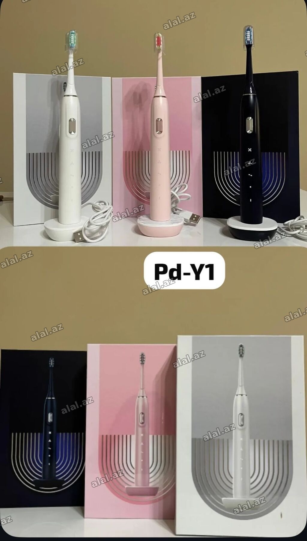 Ağız qulluğu üçün sonik elektrik diş fırçaları – Pd-Y1, Pd-Y8 və Pd-T1