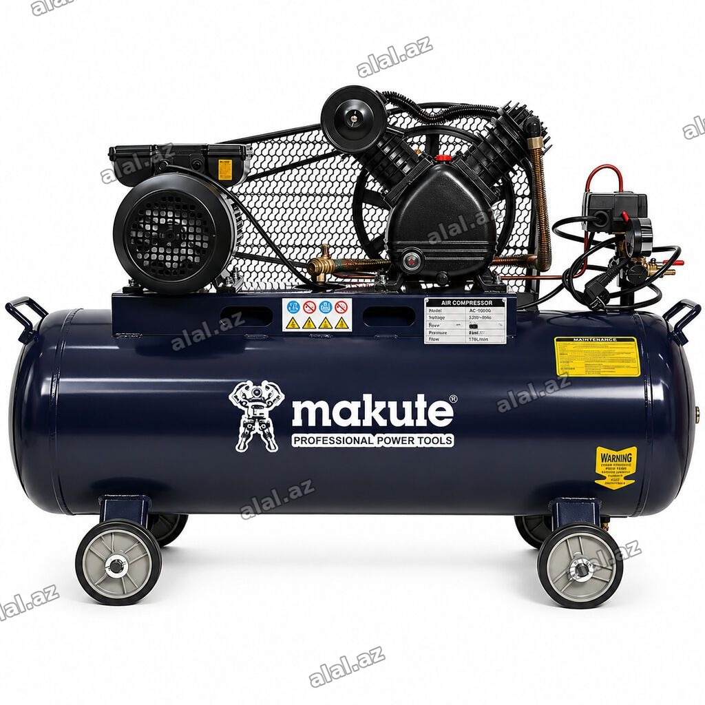 №: 8921 Məhsulun adı: Hava kompressoru Makute 100L, Model V-0.25