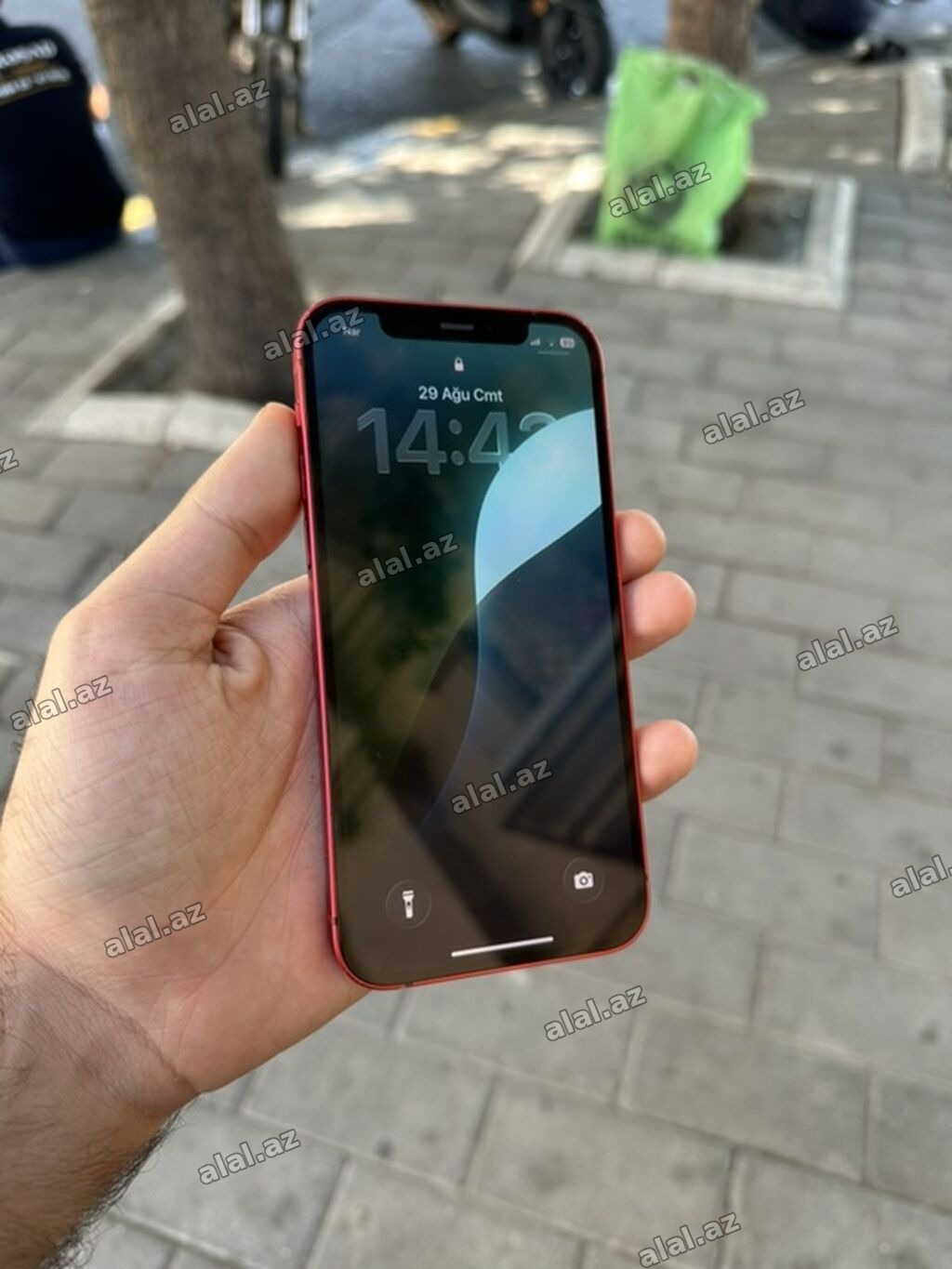 IPhone 12, Qırmızı, Face ID