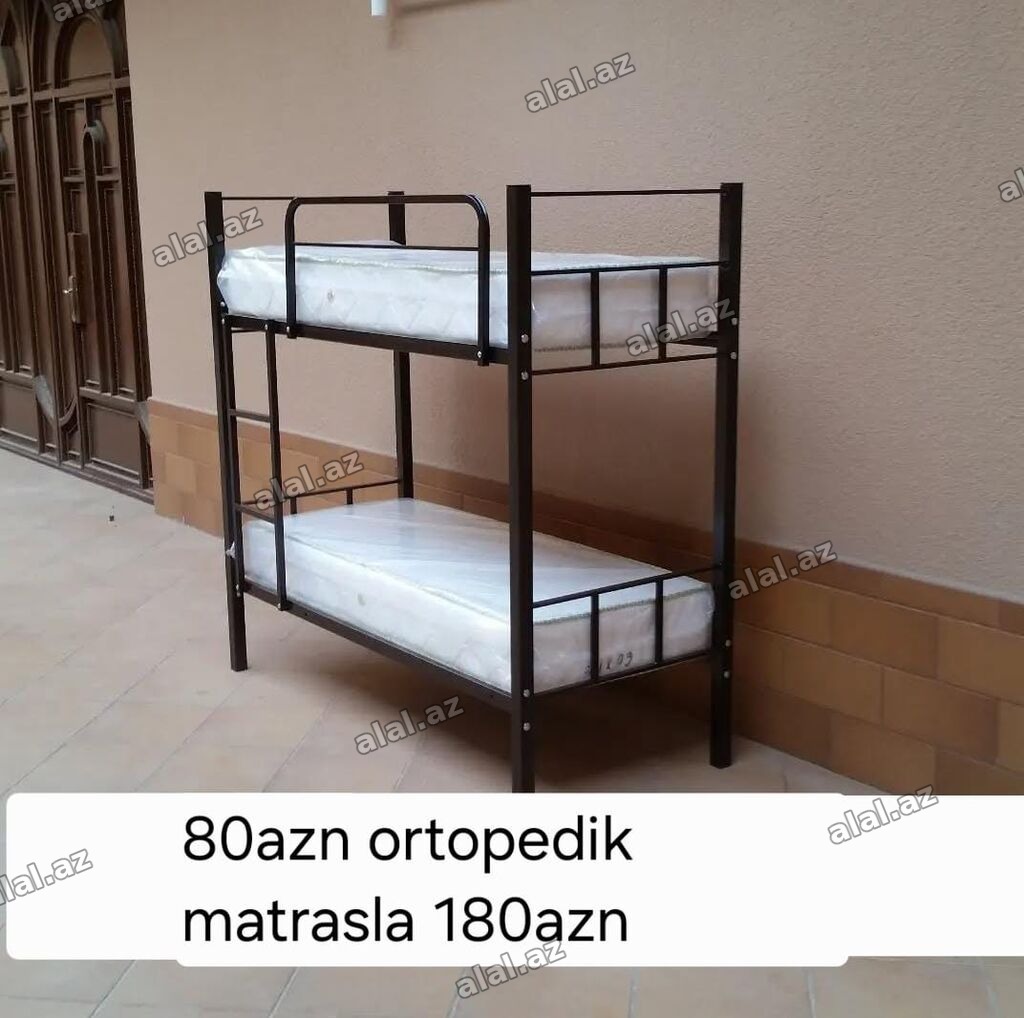 Yeni, İkinəfərlik çarpayı, Bazasız, Matrassız, Siyirməsiz, Azərbaycan