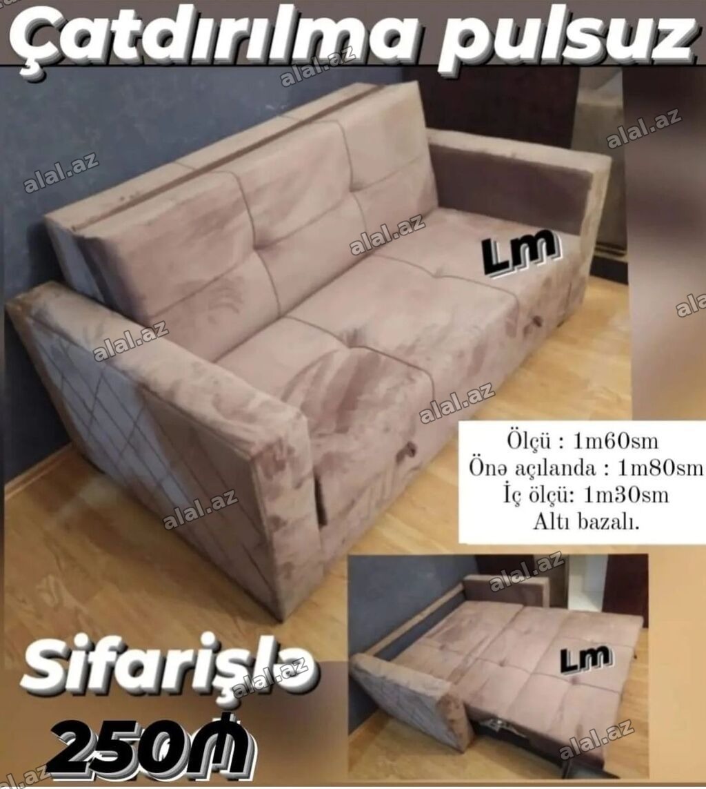 *Amerikanka divan* Yeni və sifarişlə💥 Qiymət : *250₼* Ölçü
