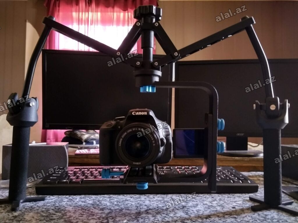 Barter var Video çəkilişi üçün mexaniki stabilizator + DSLR kamera və