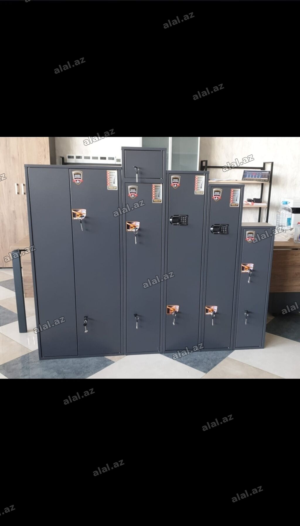 Yüksək keyfiyyətli ov silahı seyflərinin satişi