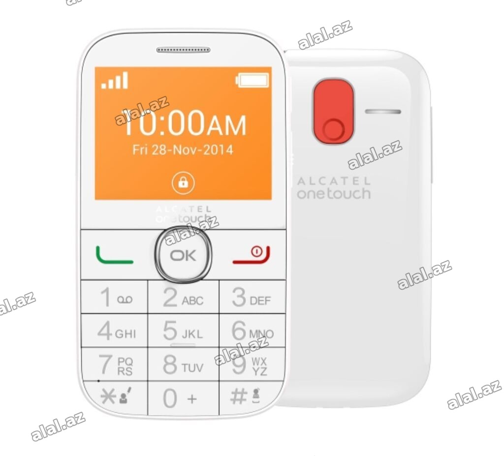 Alcatel rəng - Ağ, Düyməli