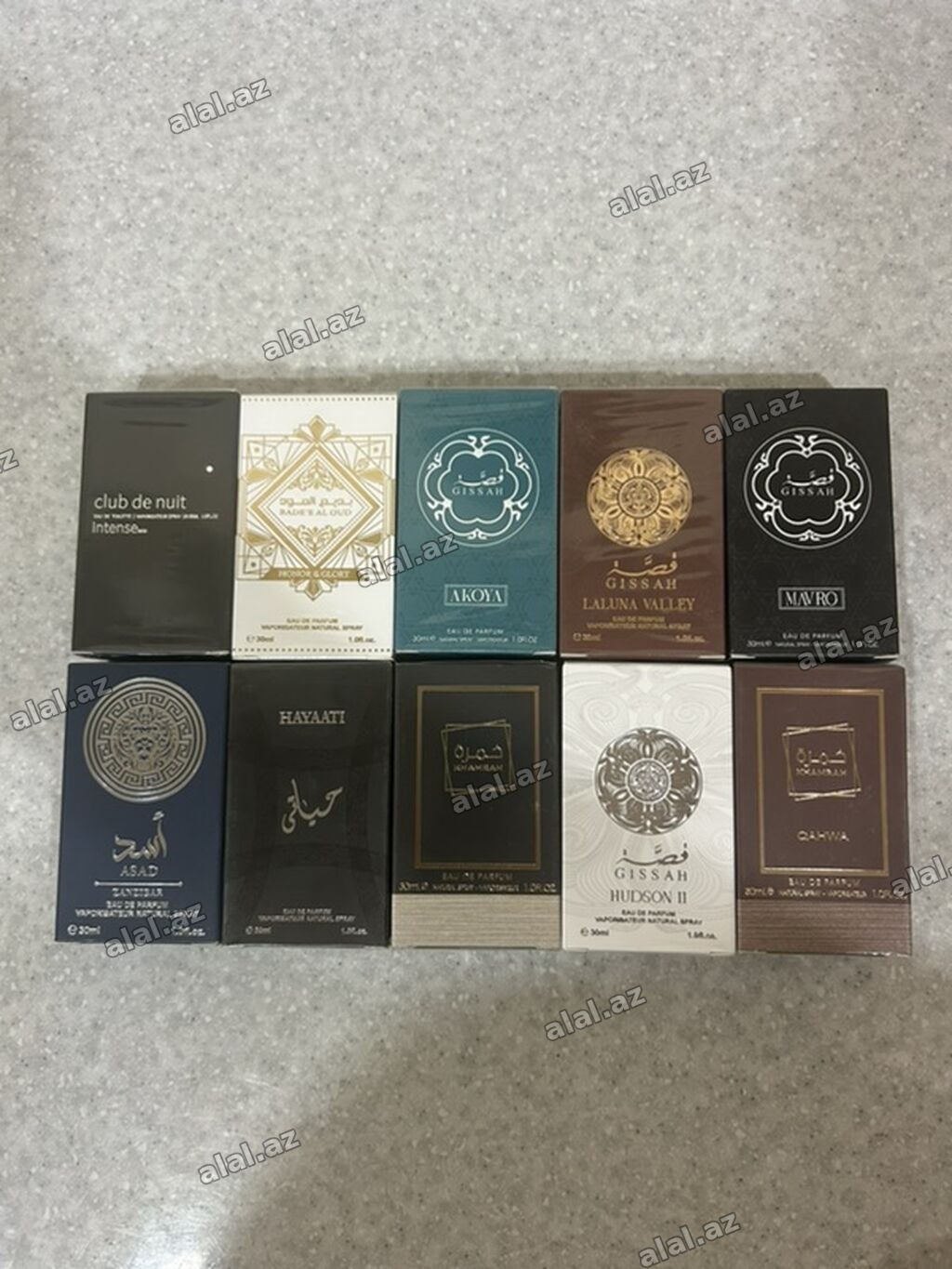 Mini ətir kolleksiyası – 30 ml ətirlər satılır. Dənəsi 5 manat