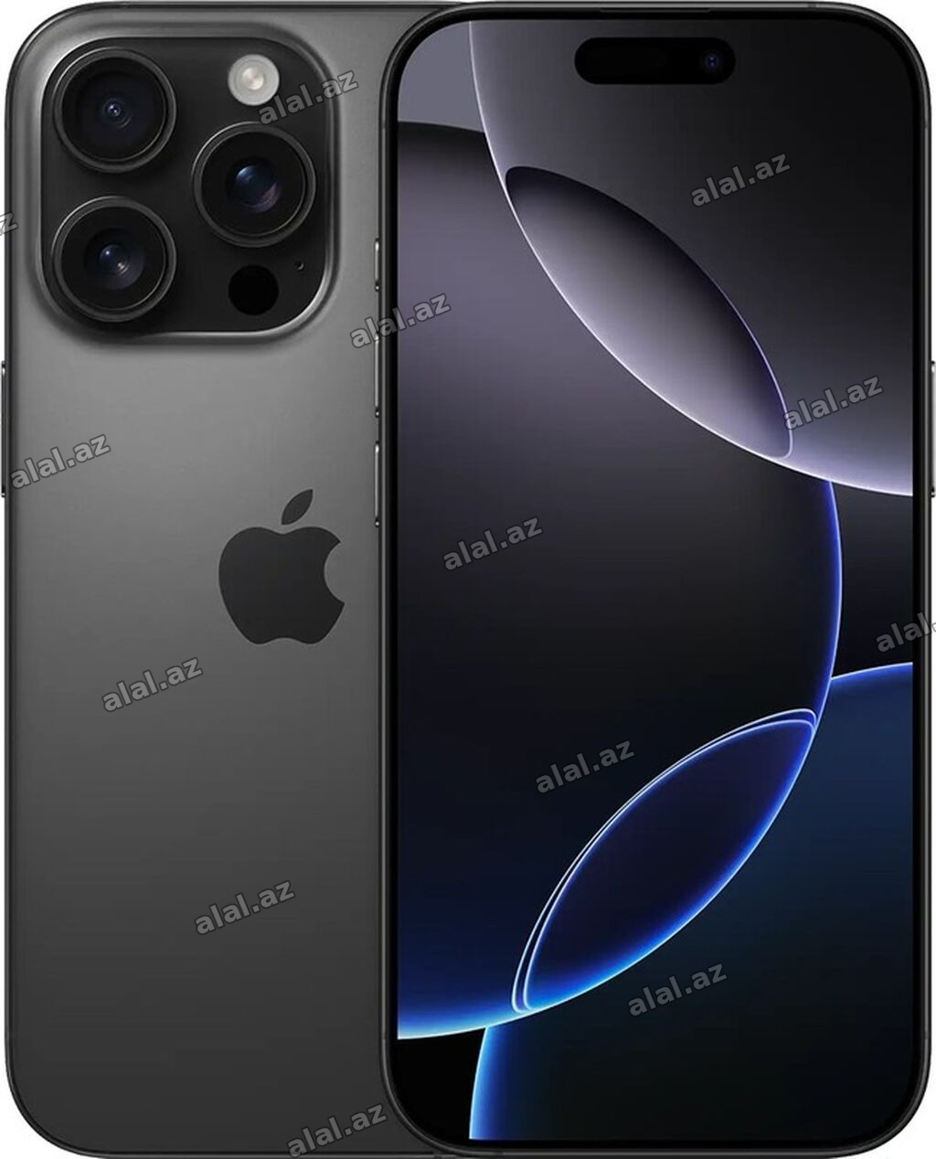IPhone 16 Pro, 128 GB, Black Titanium, Barmaq izi, Face ID