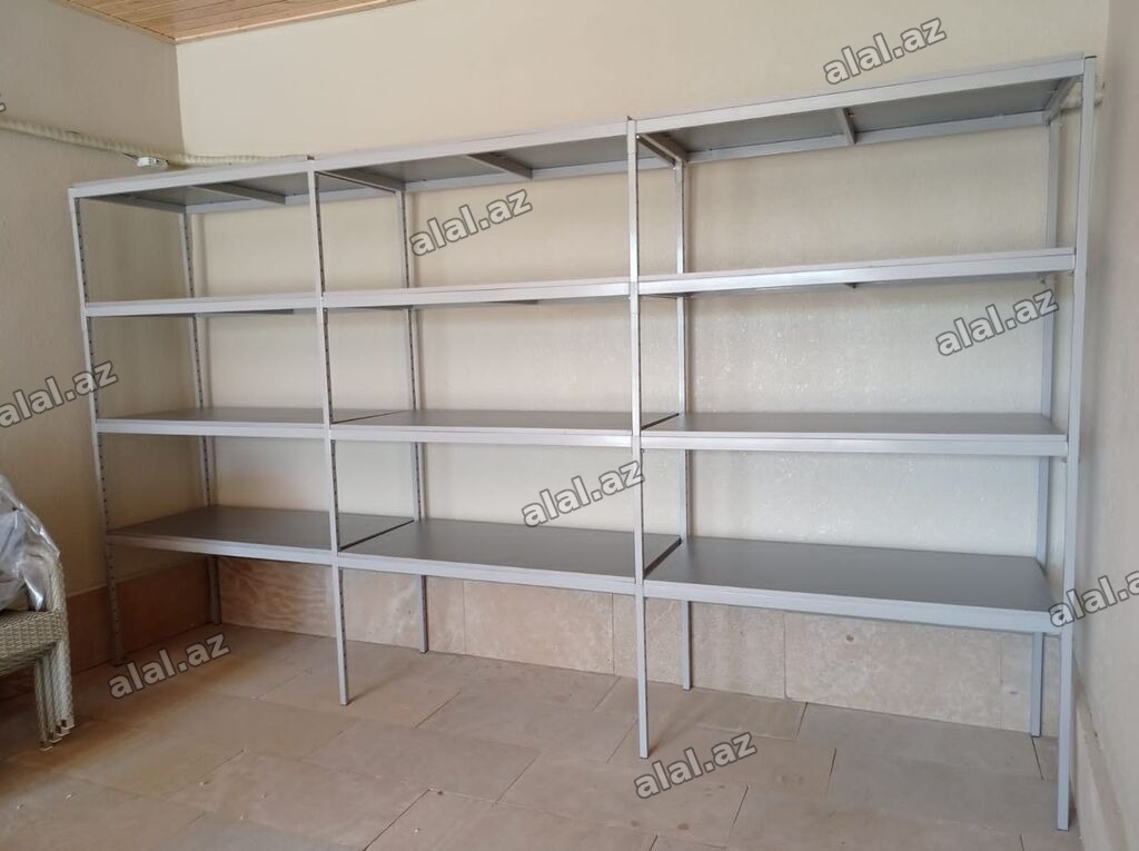 Metaldan stelajlar (sifarişlə) Qiymət ölçüdən aslıdı. Deyin bizə