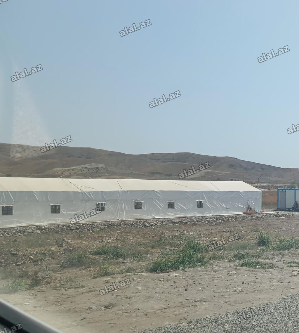 30 metr uzunu 6 metr eni Böyük ölçülü modul çadır konstruksiyası -
