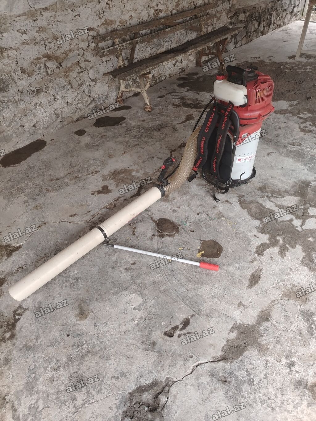 Cifarelli V1200 benzinli çiyin tipli vakuum toplayıcı - Marka/model