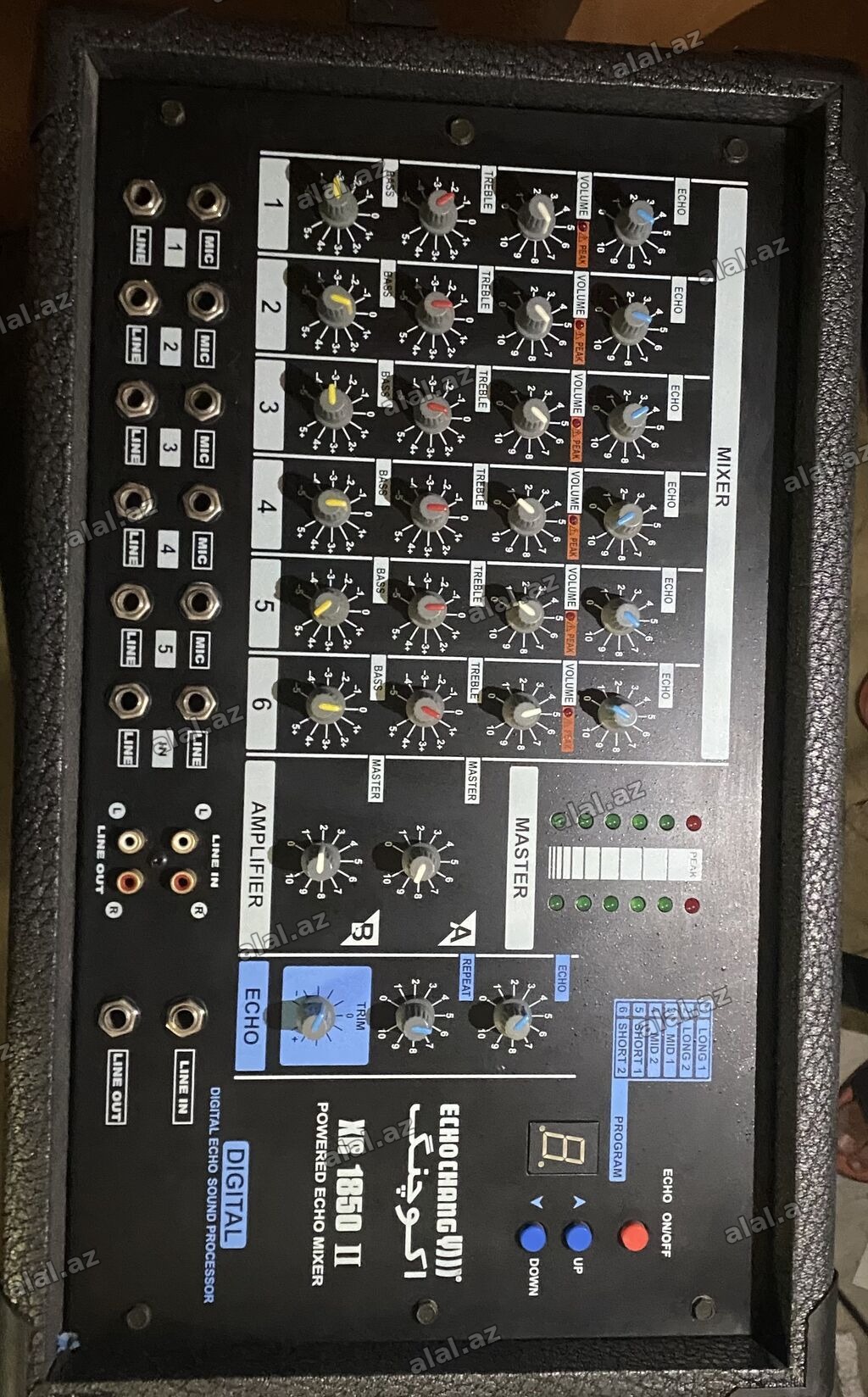 Echo Chang (UT) XR 1850 II – Powered Echo Mixer - 5 kanallı
