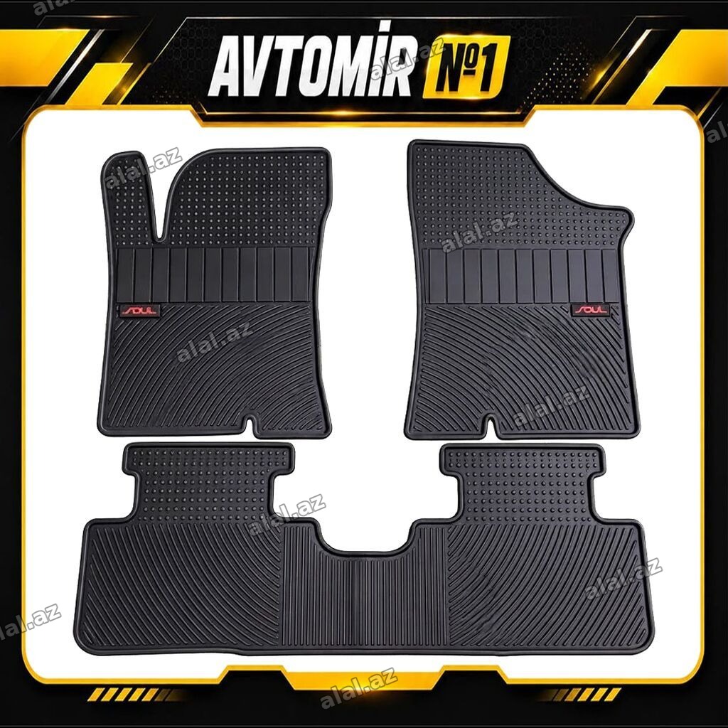 Kia Soul 2008-2014 üçün salon rezin ayaqaltı Kia Soul 2008-2014 üçün