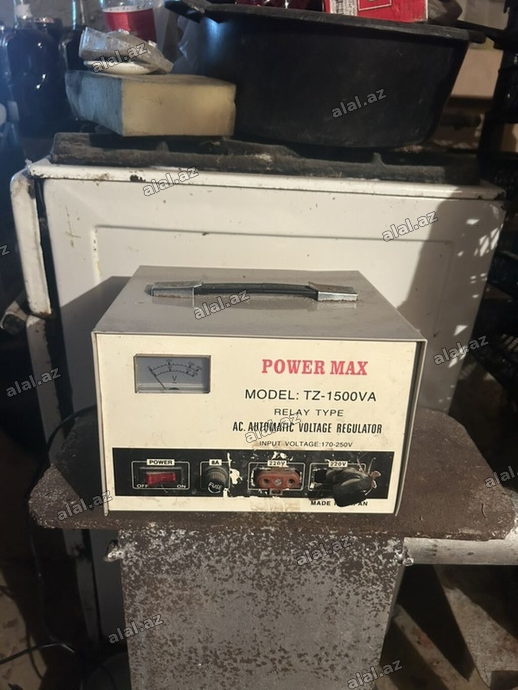 POWER MAX avtomatik gərginlik tənzimləyicisi (AVR) - Model: TZ-1500VA