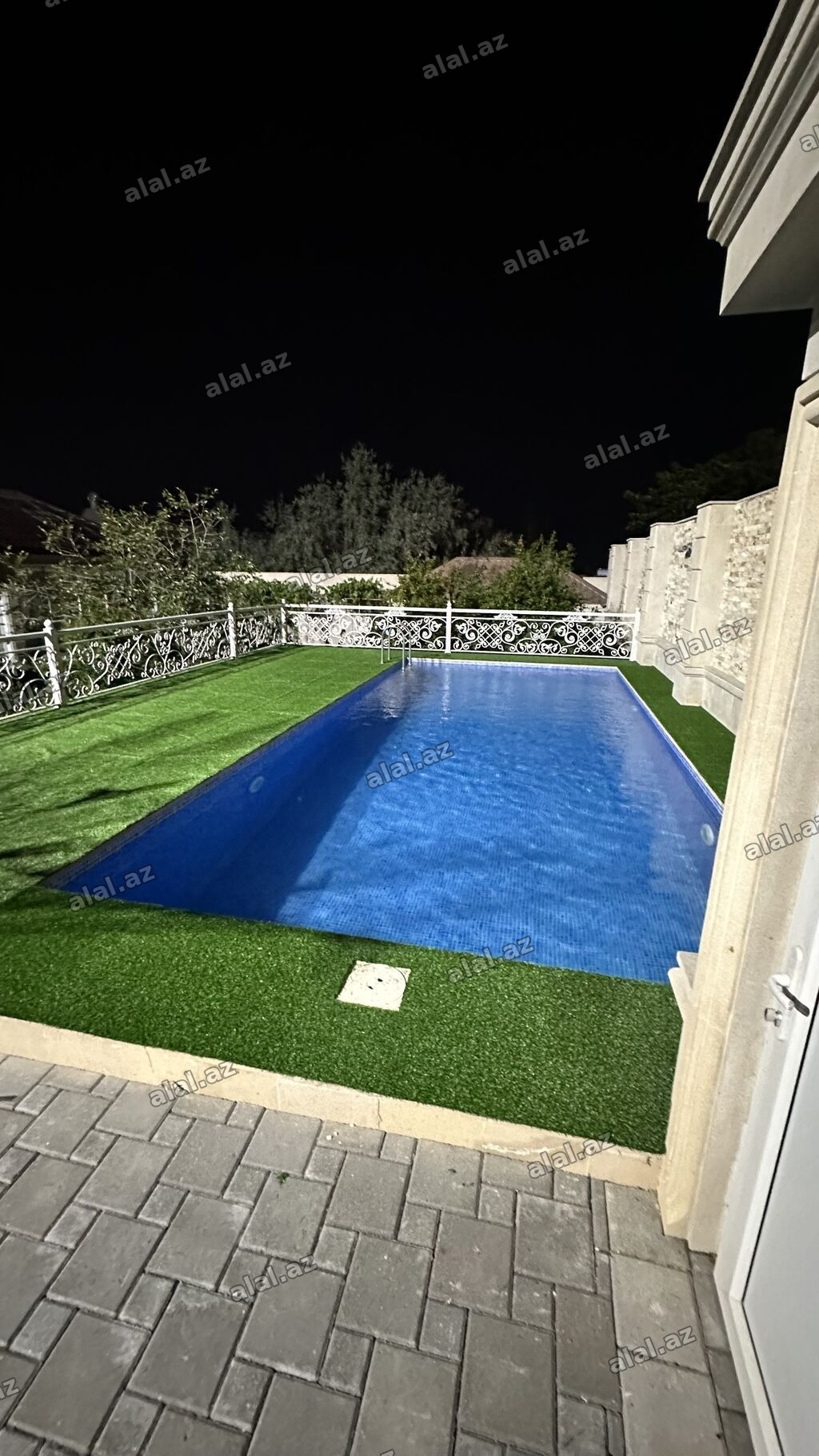 Hovuz Kənarı üçün Süni Qazonlar🍀 Süni qazonlar – baxım dərdi YOX