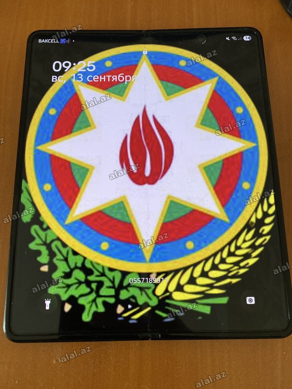 Samsung Galaxy Z Fold 3, 256 GB, rəng - Qara, Zəmanət, Sensor, Barmaq izi
