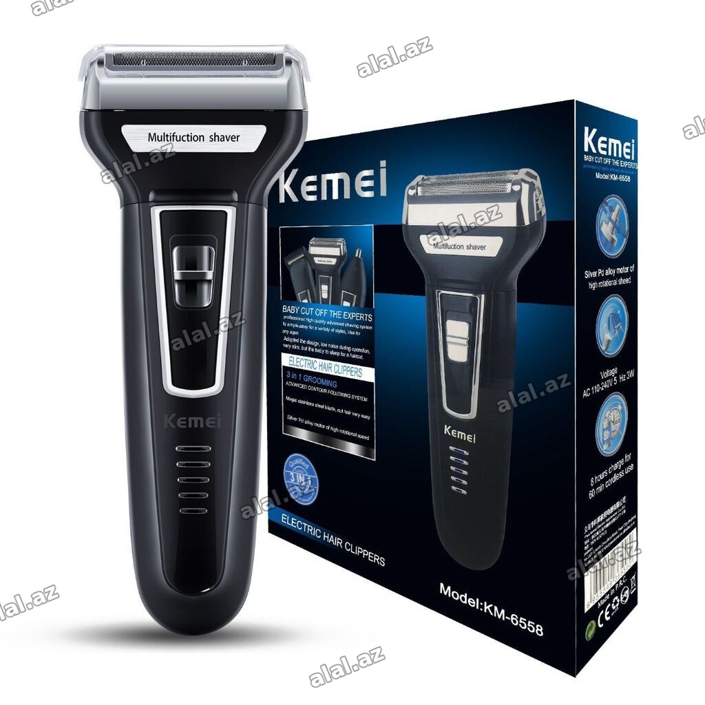 Universal Taraş Aparatı Dəsti Kemei 6558 3in1 🆕Bütün məhsularımız