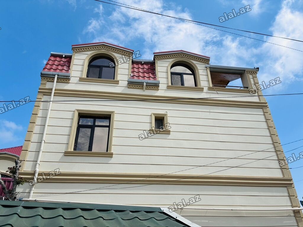 Fasad üçün dekorativ suvaq və kalonka işləri - Material: elastik