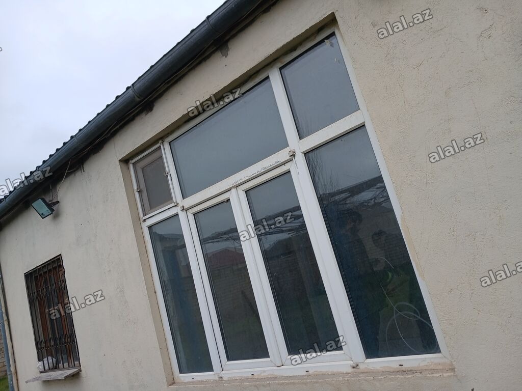 Yeni İkiqat şüşə paketi Plastik pəncərə, Еni: 210 sm, Uzunluğu: 185 sm