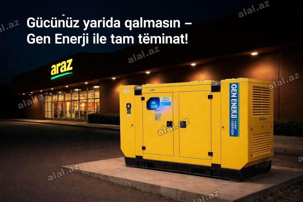 Gen Enerji və Full Power səssiz dizel generatorları Təsvir: - Ticarət