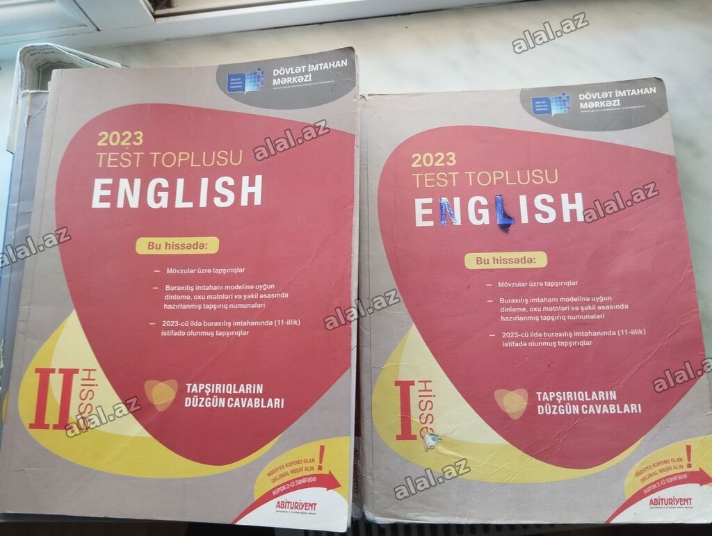 İngilis dili Testlər 11-ci sinif, DİM, 1-ci hissə, 2023 il