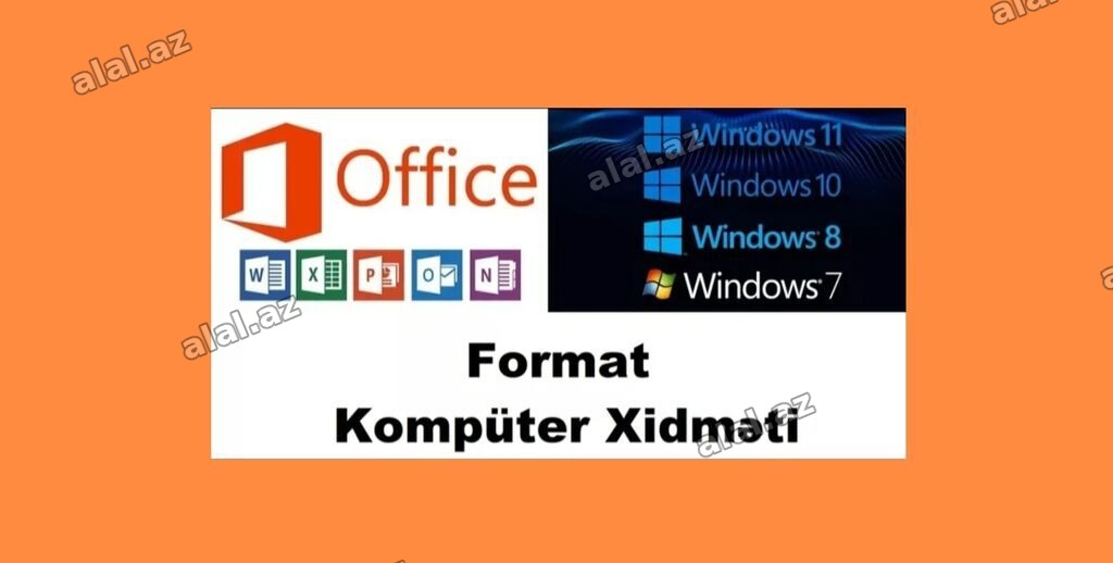 -Kompüter Formatı - MS Office və Windows online şəkildə aktivasiyasi