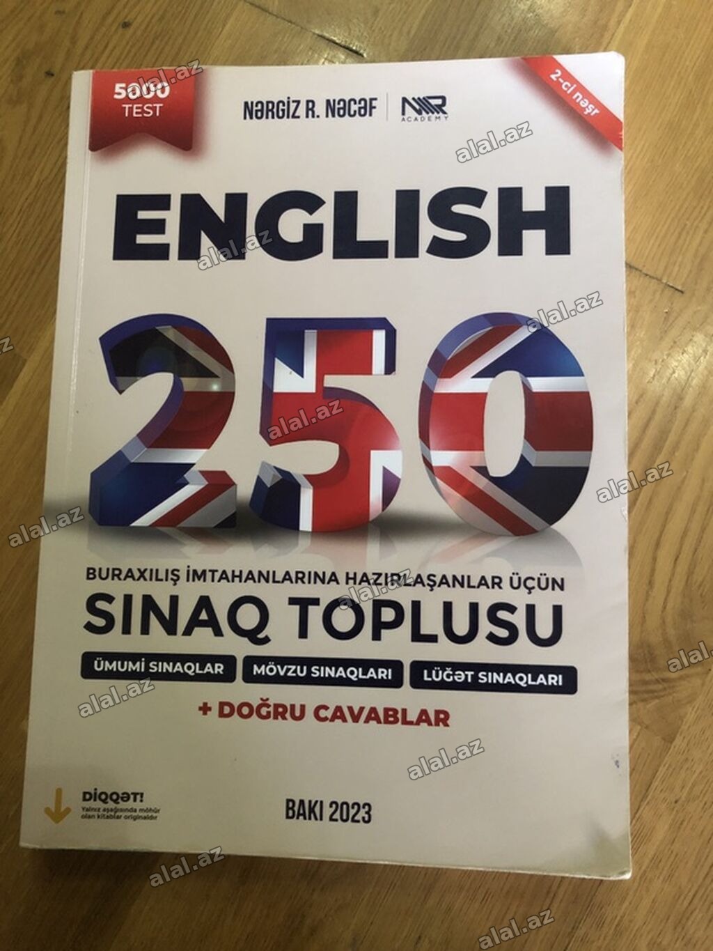 Məhsul: “ENGLISH 250 – Sınaq Toplusu” (Nərgiz R. Nəcəf, NNR Academy)