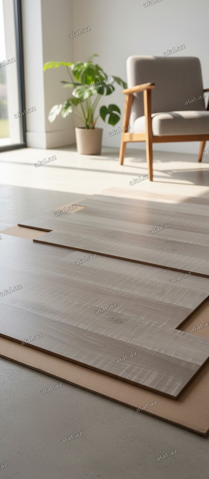 MDF əsaslı, laminat teksturalı dekor paneli - Material: MDF lövhə