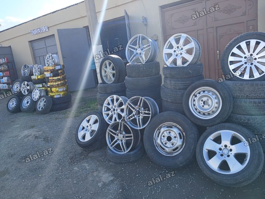 HAZIR BIZNES SATILIR 10 kamplekt Alminum disqiler 50 eded demir disqi